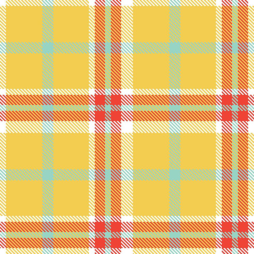 Modern Dusty White Seamless Tartan Textile Design Variant 2797 vector