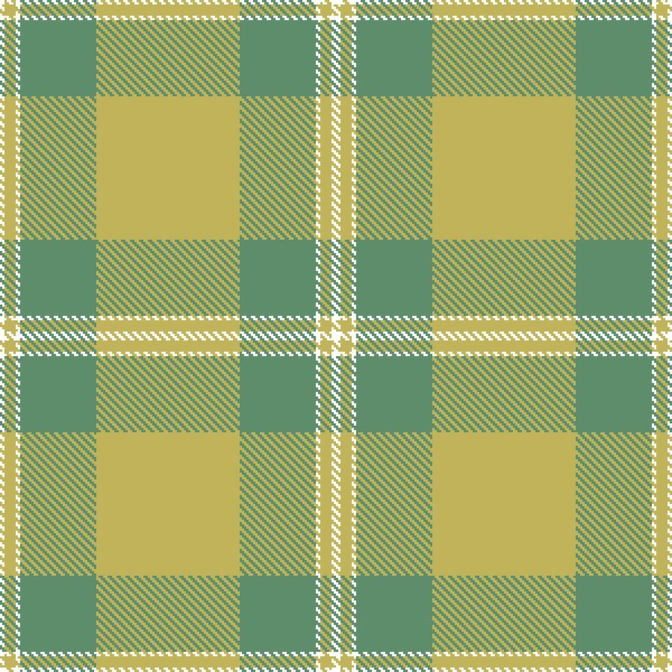 Warm White and Soft Desert Seamless Tartan Textile Design vector
