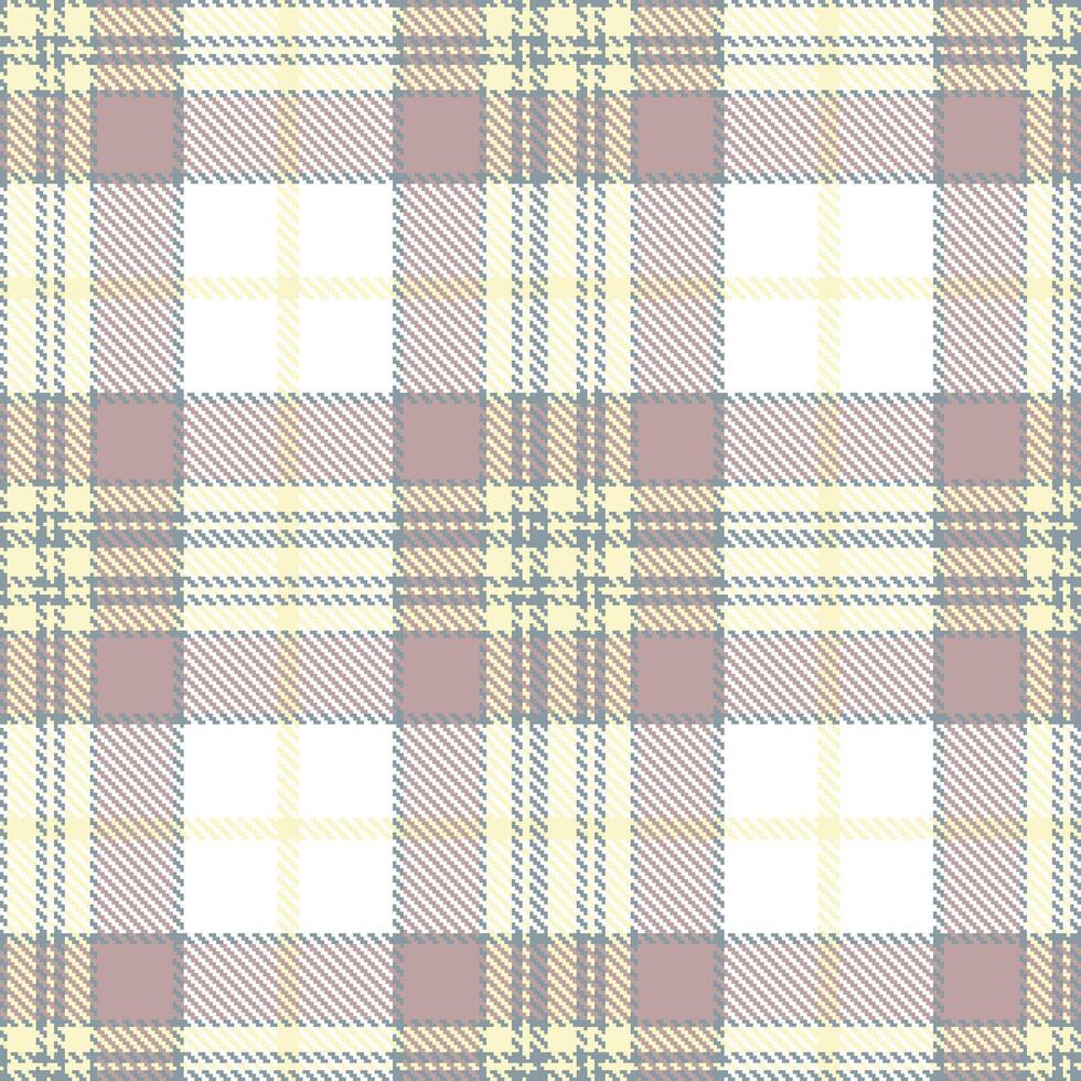 Iridescent Cool Grey Seamless Tartan with Rich Pale accents Textile Design vector