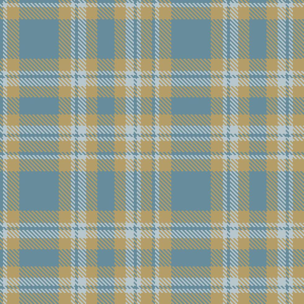 Iridescent Bluish Grey Seamless Tartan with Dusty Silver accents Textile Design vector