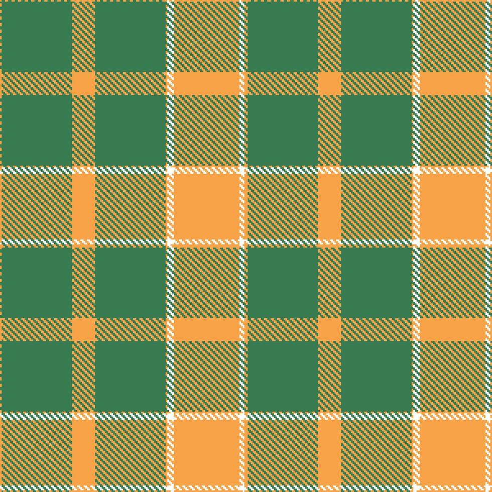 Modern Seamless Tartan in Dusty Light Orange tones Textile Design Variant 2994 vector