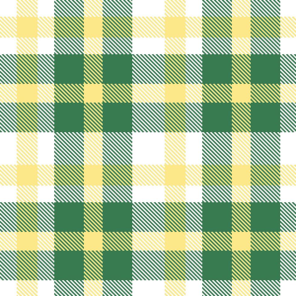 Light White Seamless Tartan with Iridescent Wheat accents Textile Design vector
