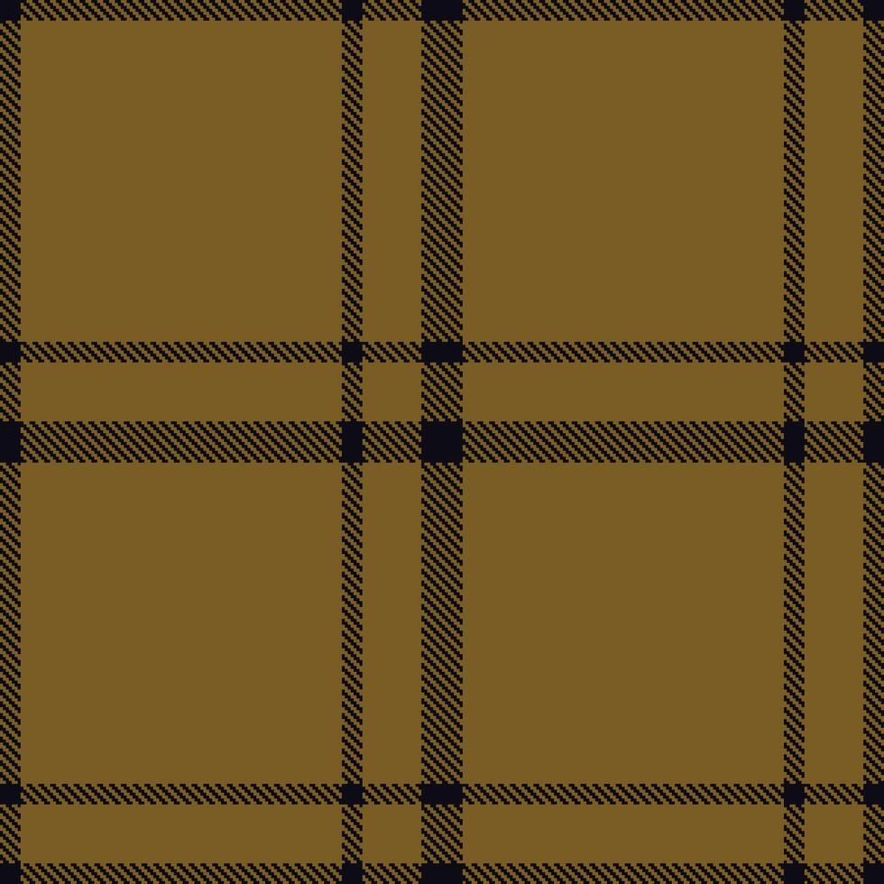 Modern Seamless Tartan in Warm Almost Black tones Textile Design 386 vector
