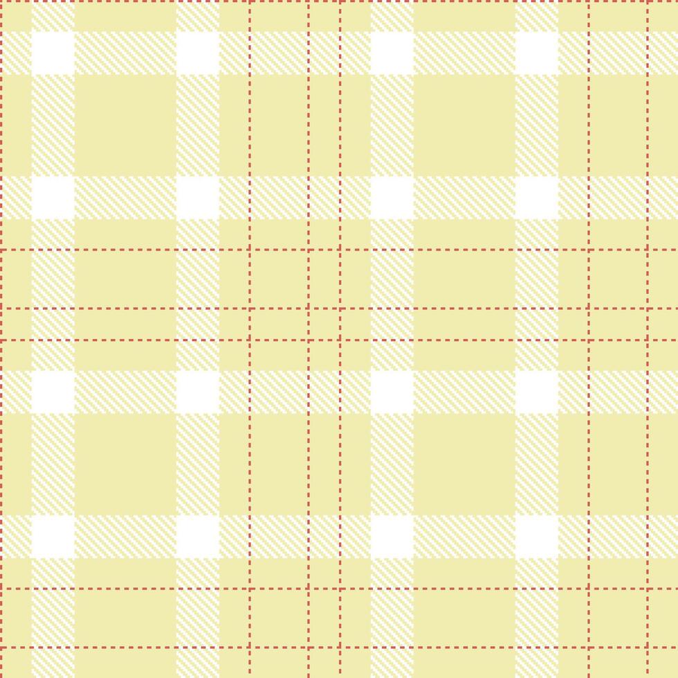 Modern Seamless Tartan in Smoky Light Tan tones Textile Design 386 vector