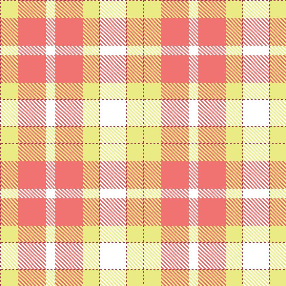 Modern Muted Light Burgundy Seamless Tartan Textile Design vector