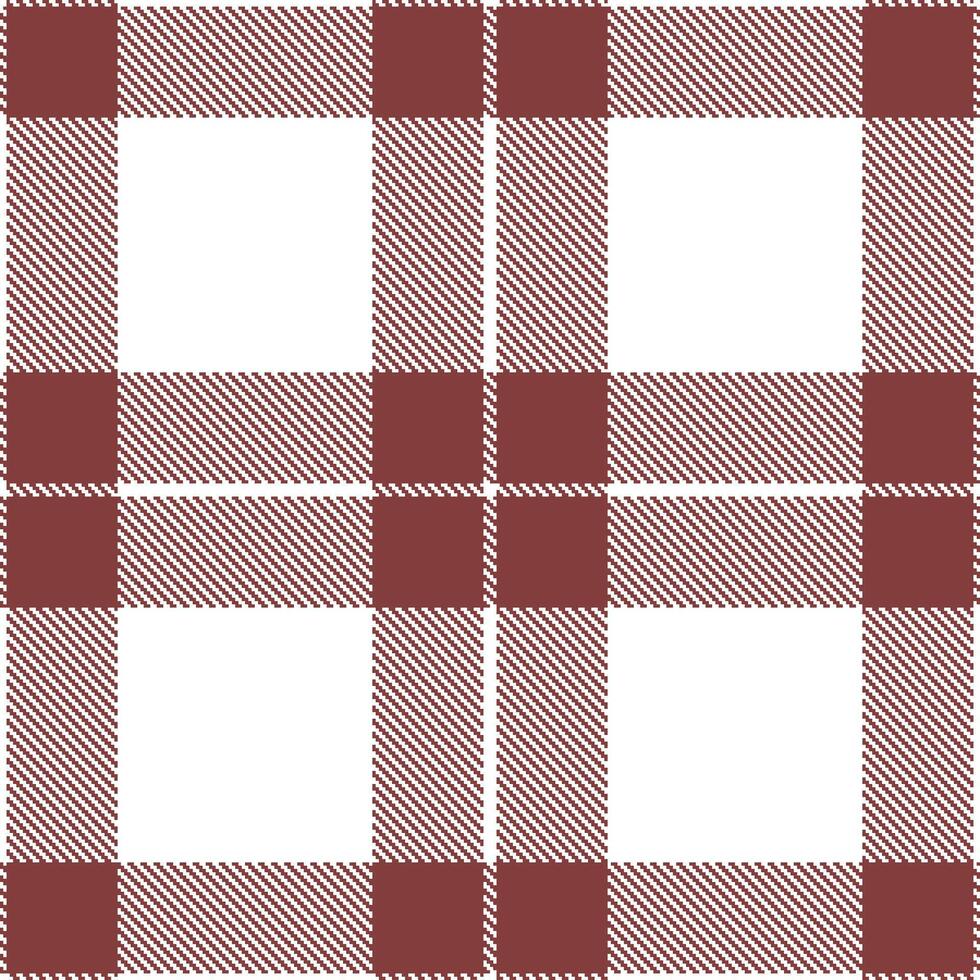 Modern Light White Seamless Tartan Textile Design 386 vector