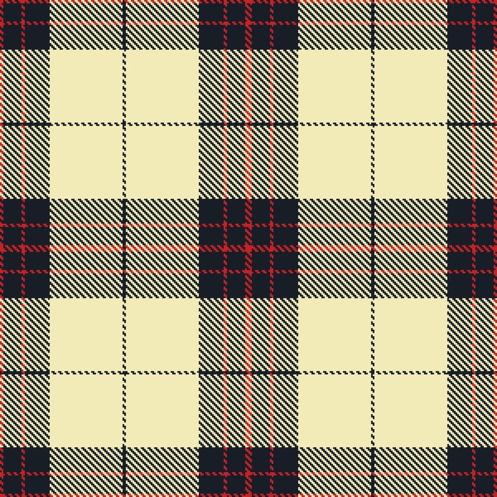 Modern Soft Dark Seamless Tartan Textile Design vector