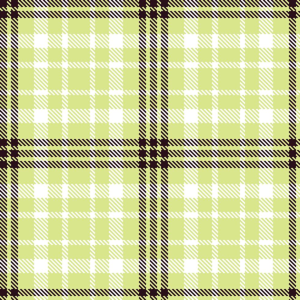 Modern Seamless Tartan in Pastel Greenish Beige tones Textile Design vector