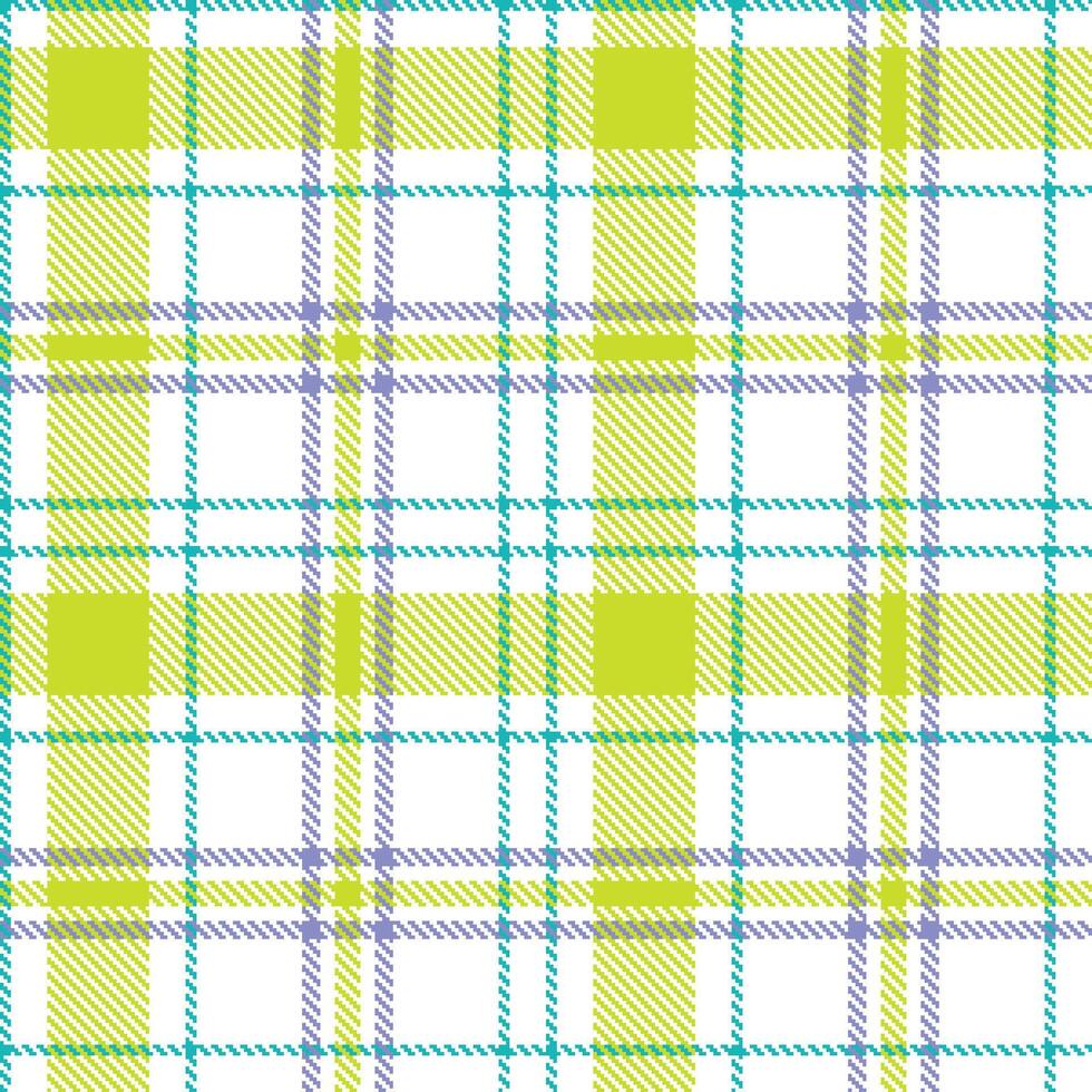 Modern Seamless Tartan in Deep White tones Textile Design Variant 406 vector
