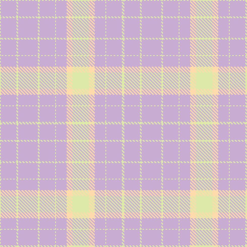 Modern Seamless Tartan in Dusty Light Light Green tones Textile Design vector