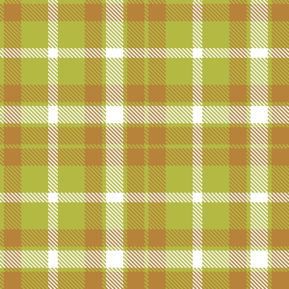 Modern Seamless Tartan in Rich Booger tones Textile Design vector