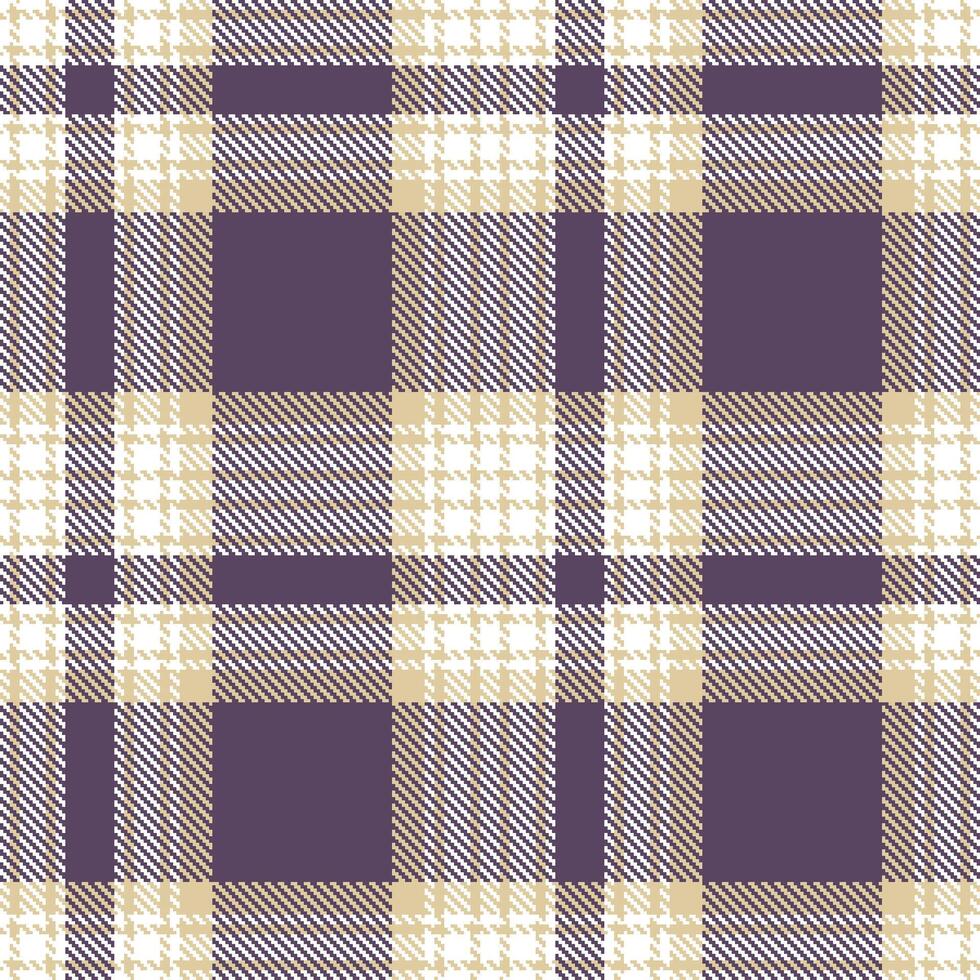 Modern Seamless Tartan in Bright White tones Textile Design Variant 513 vector