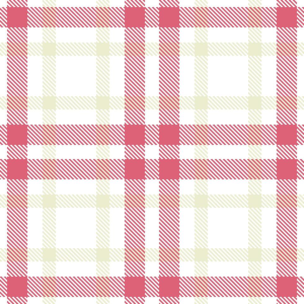 Modern Seamless Tartan in Rich White tones Textile Design Variant 528 vector