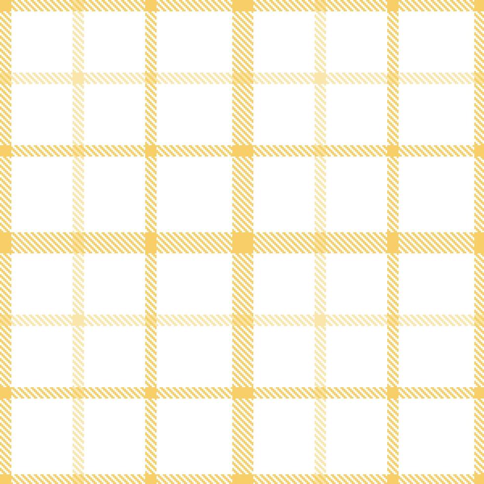 Modern Light White Seamless Tartan Textile Design Variant 552 vector