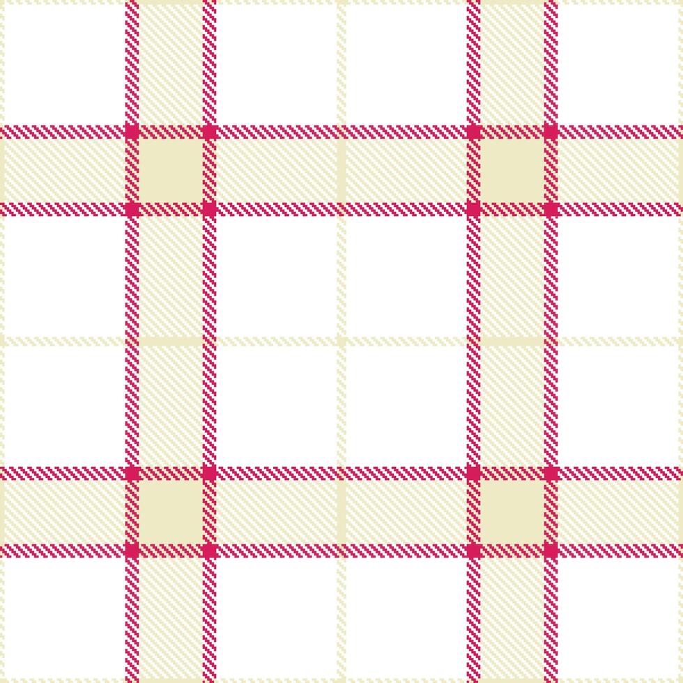 Modern Seamless Tartan in Soft Pale tones Textile Design 386 vector