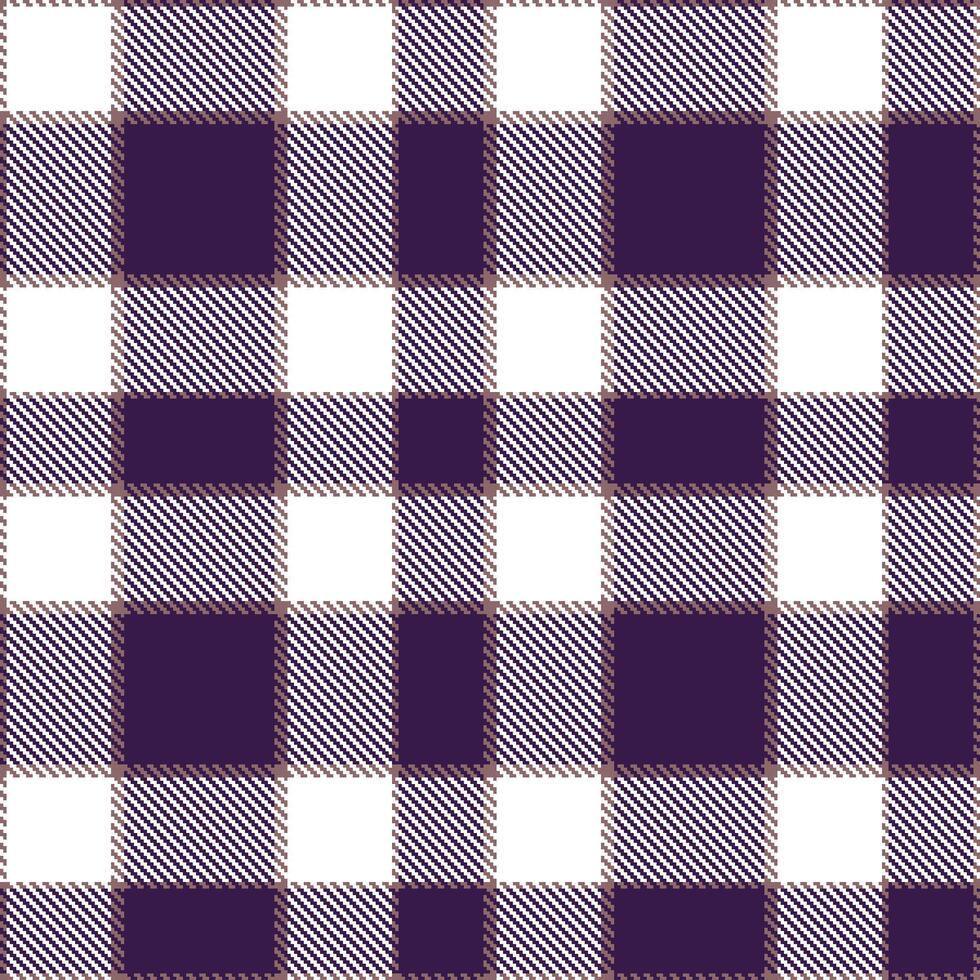 Deep Reddish Grey Seamless Tartan with Dark White accents Textile Design vector