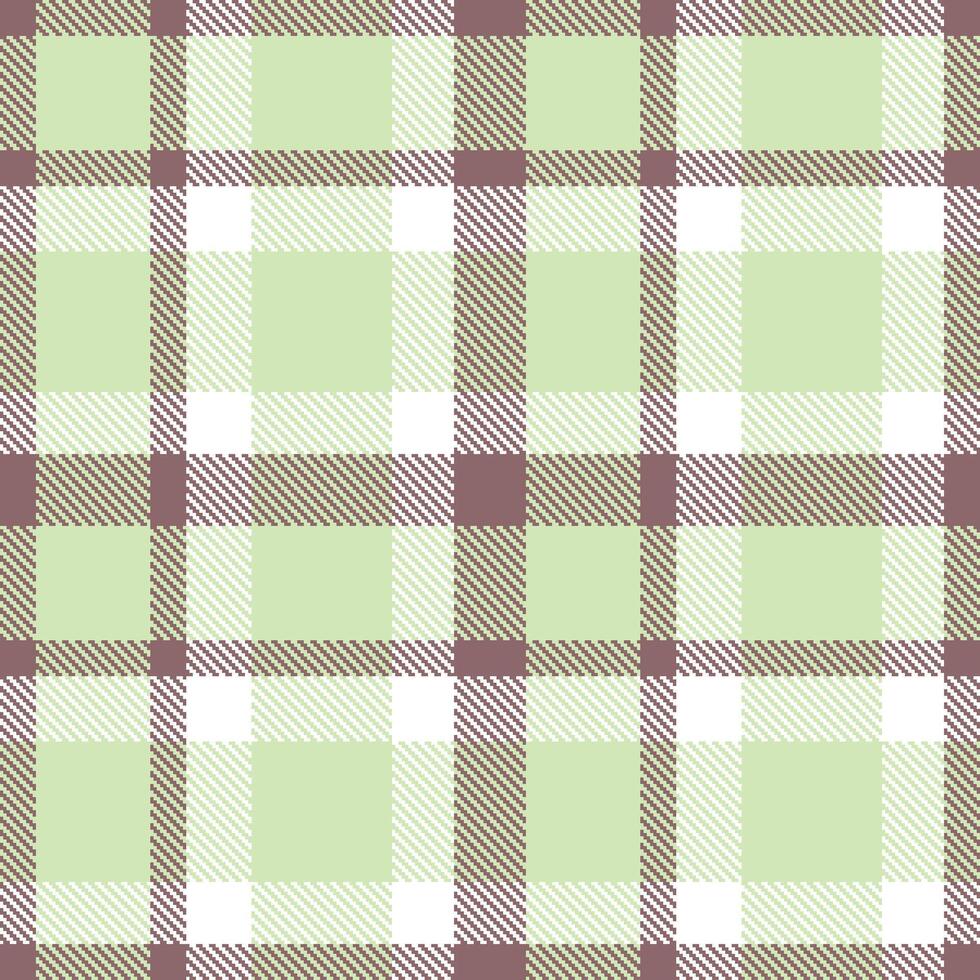Modern Deep Reddish Grey Seamless Tartan Textile Design vector