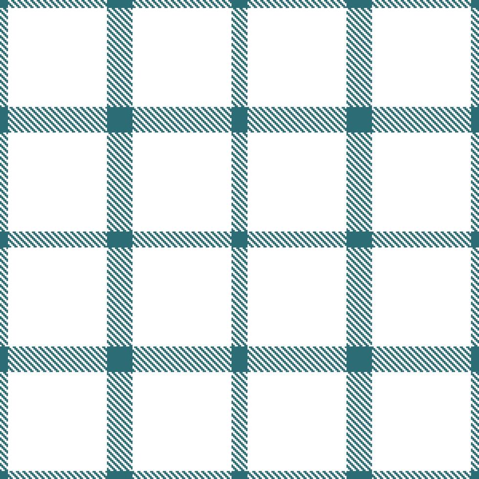 Modern Seamless Tartan in Dark Petrol tones Textile Design vector