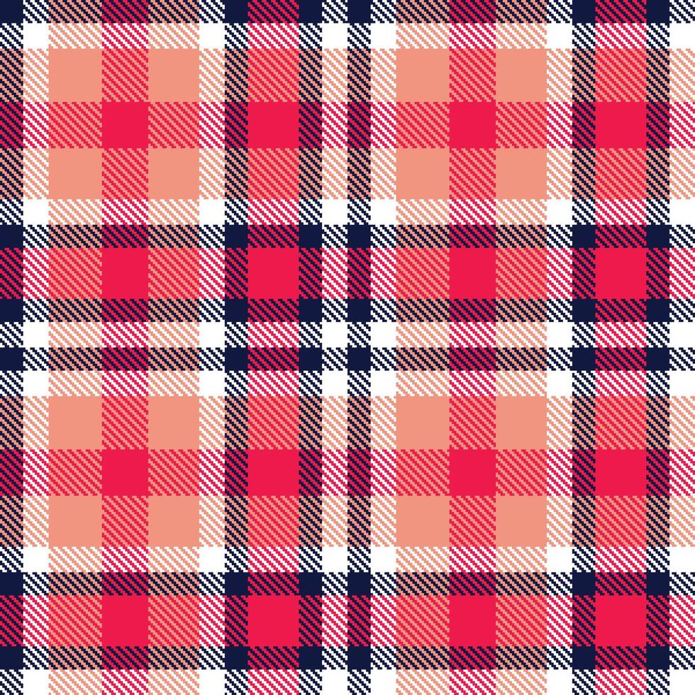 Light Navy and Dark White Seamless Tartan Textile Design vector