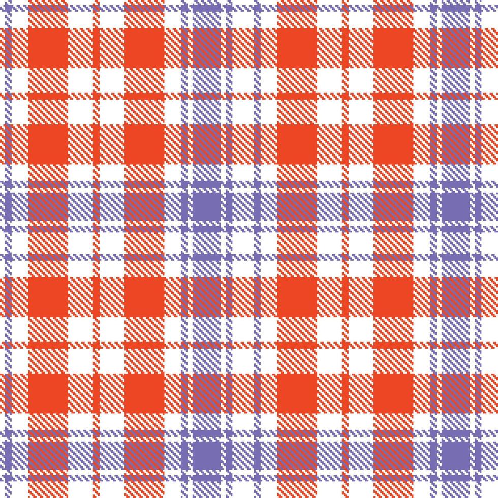 Modern Rich White Seamless Tartan Textile Design Variant 740 vector