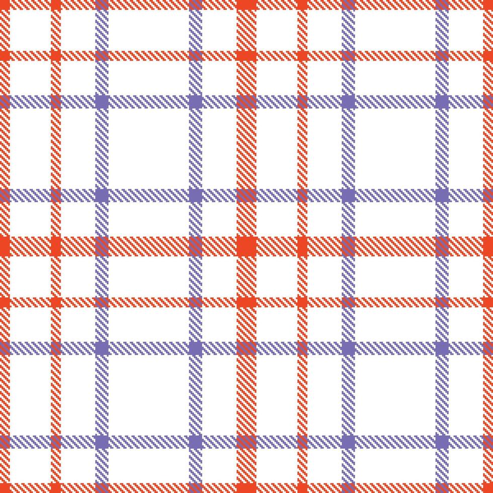 Modern Seamless Tartan in Deep White tones Textile Design Variant 743 vector