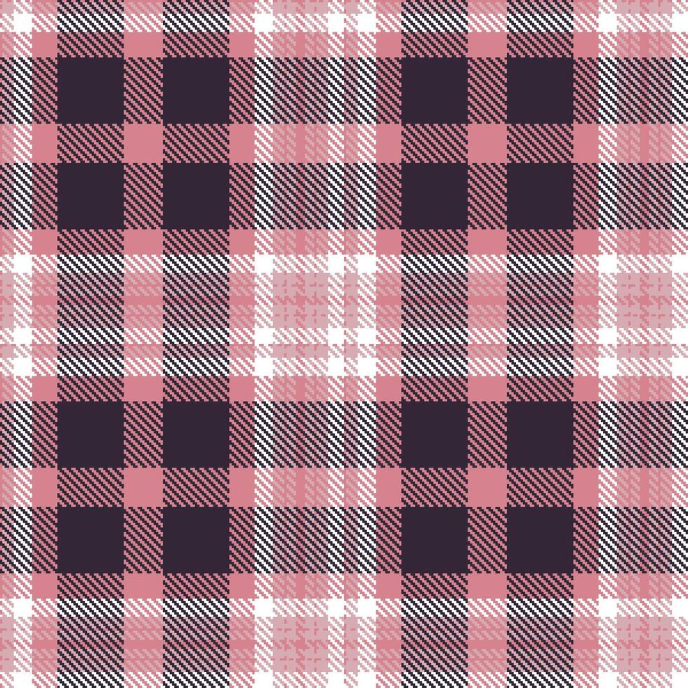 Modern Iridescent Dusty Pink Seamless Tartan Textile Design vector