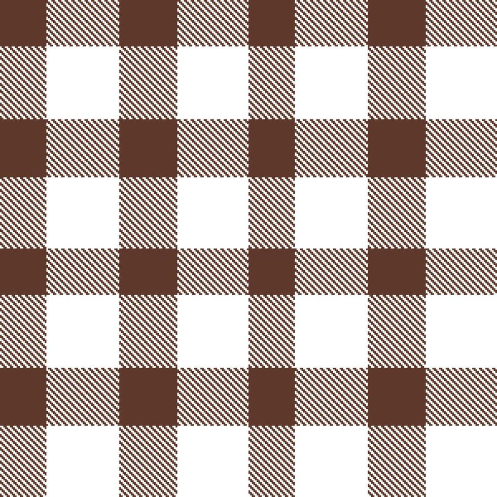 Bright Purple Brown and Metallic White Seamless Tartan Textile Design vector