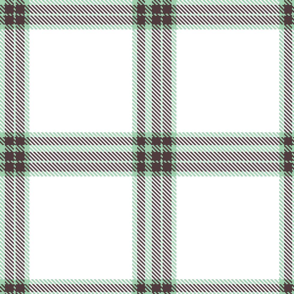 Modern Seamless Tartan in Iridescent Pale Teal tones Textile Design vector