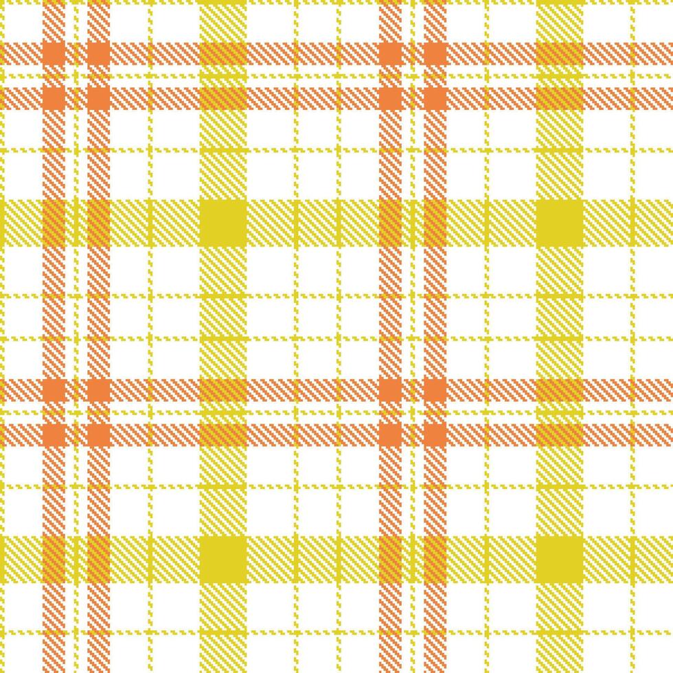 Modern Bright White Seamless Tartan Textile Design Variant 858 vector