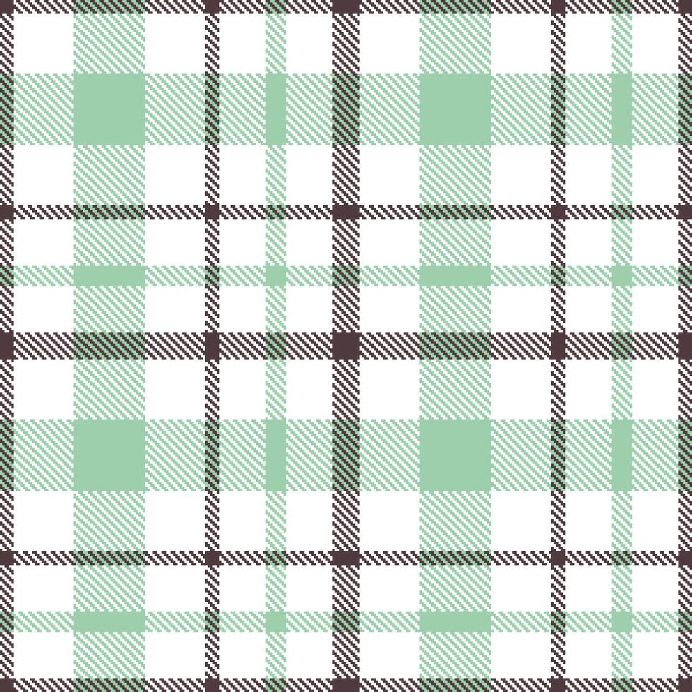 Modern Seamless Tartan in Deep White tones Textile Design Variant 861 vector