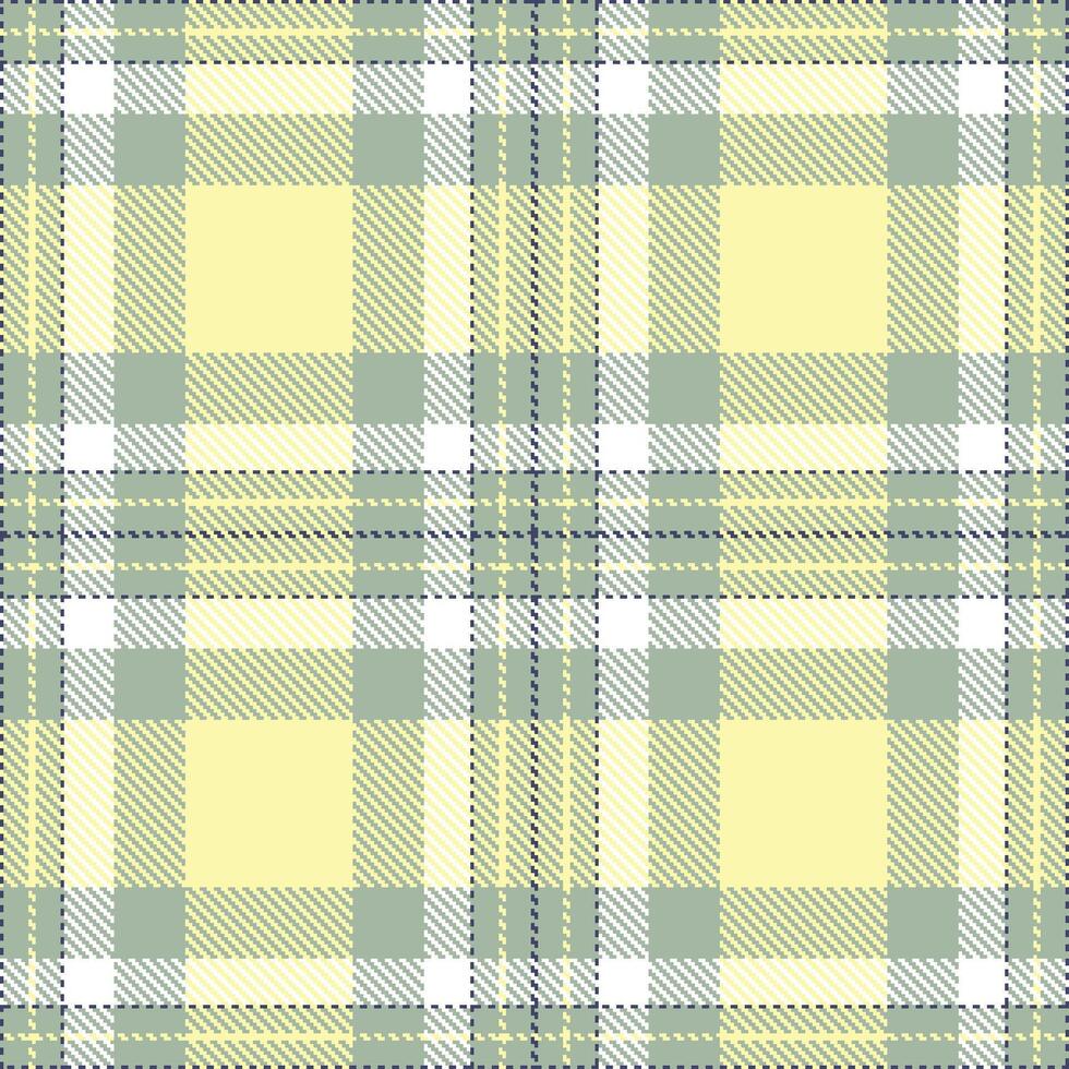 Dusty Greenish Grey Seamless Tartan with Rich Dusk accents Textile Design vector