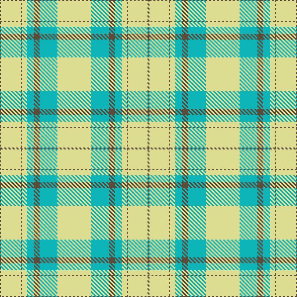 Modern Seamless Tartan in Pastel Dark Taupe tones Textile Design vector