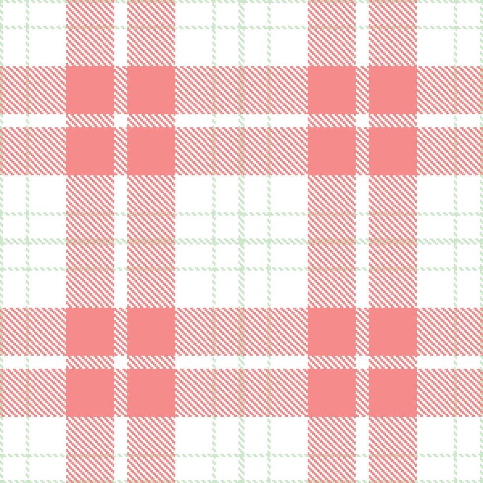 Modern Seamless Tartan in Pale White tones Textile Design Variant 998 vector