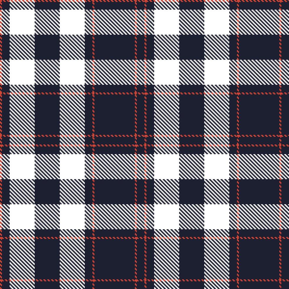 Modern Seamless Tartan in Soft Dark tones Textile Design vector