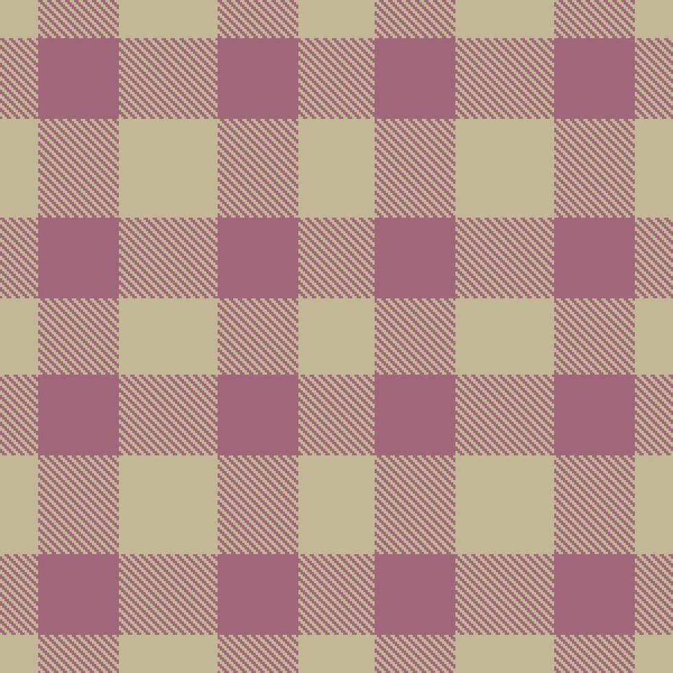 Modern Deep Putty Seamless Tartan Textile Design vector
