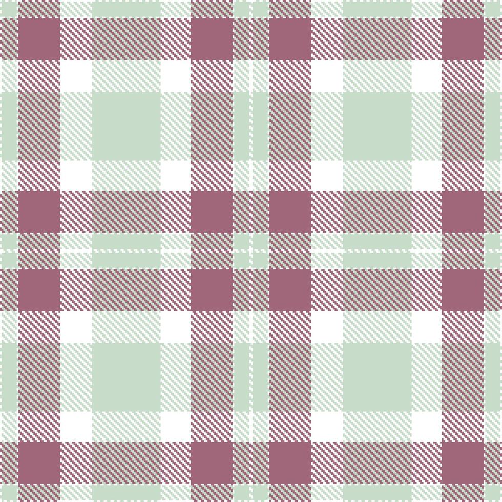 Light White and Dusty Light Grey Seamless Tartan Textile Design vector
