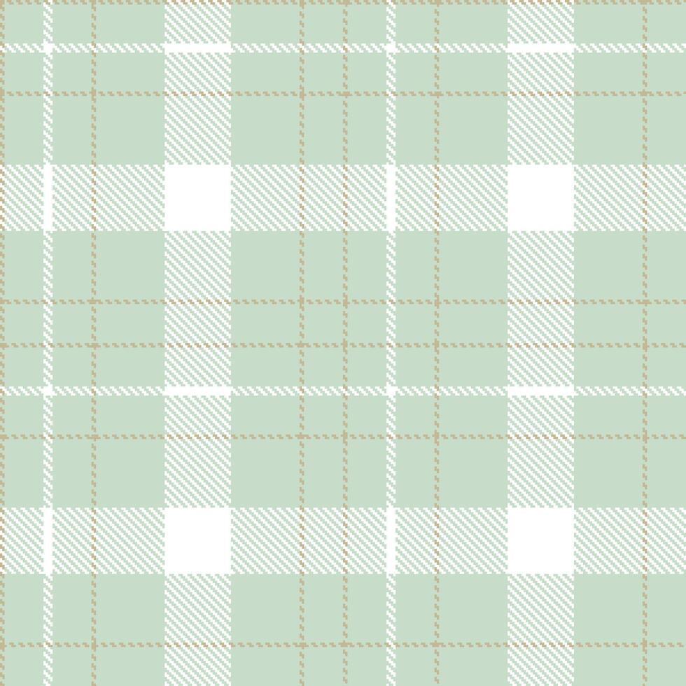 Deep Light Grey Seamless Tartan with Pastel Putty accents Textile Design vector