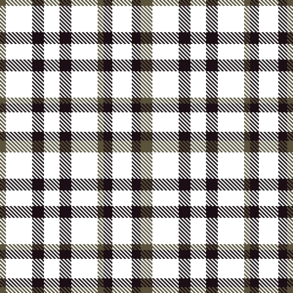 Modern Warm White Seamless Tartan Textile Design Variant 1192 vector