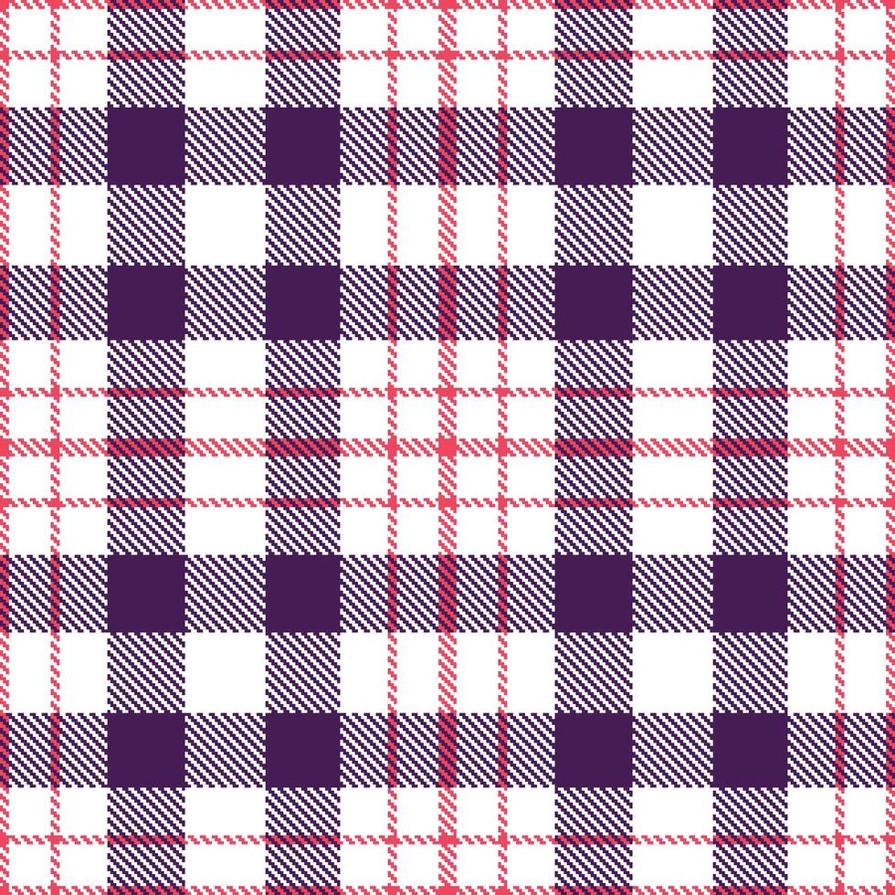 Modern Seamless Tartan in Bright White tones Textile Design Variant 1226 vector