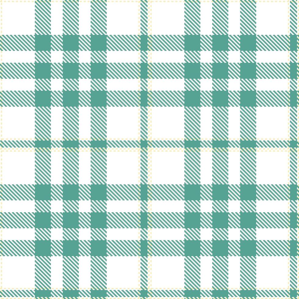 Modern Rich White Seamless Tartan Textile Design Variant 386 vector