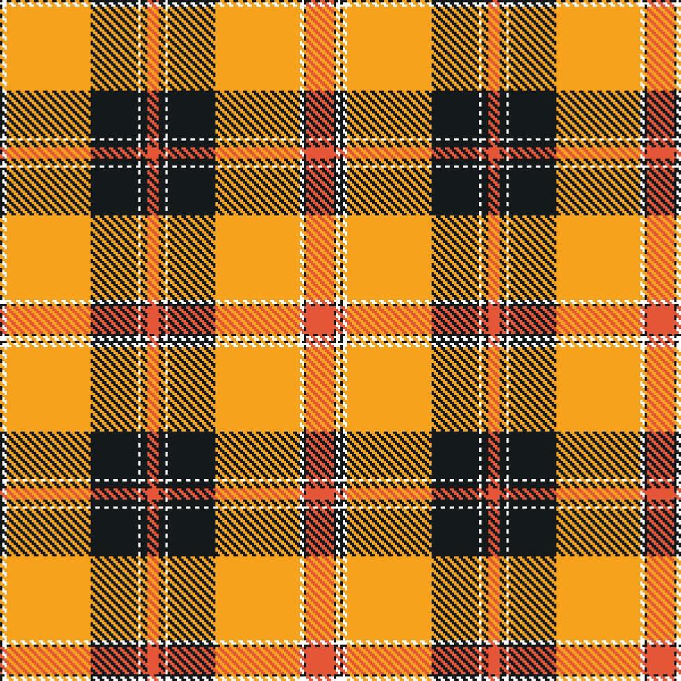 Dark Almost Black Seamless Tartan with Muted White accents Textile Design vector