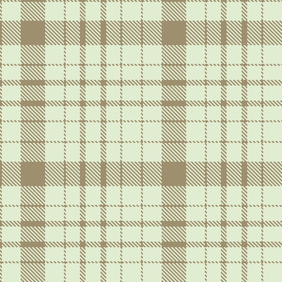 Modern Deep Brown Grey Seamless Tartan Textile Design 386 vector