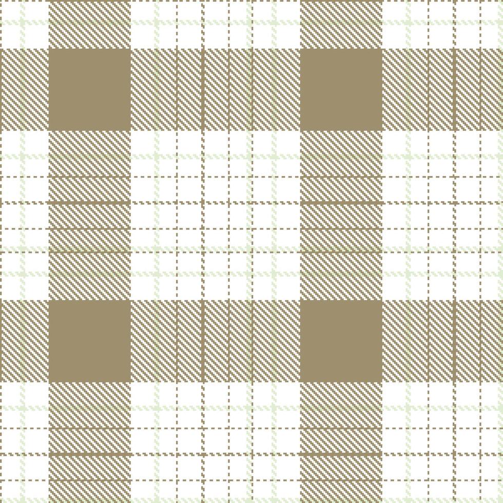 Modern Metallic White Seamless Tartan Textile Design Variant 1330 vector