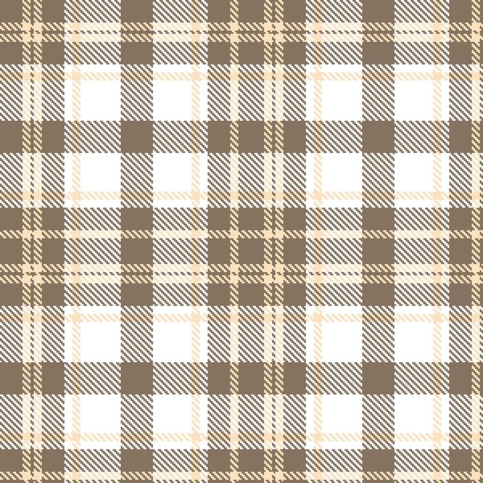 Modern Seamless Tartan in Metallic Brownish Grey tones Textile Design 386 vector