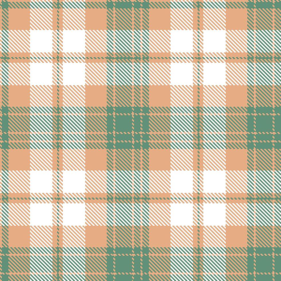 Modern Iridescent Pinkish Tan Seamless Tartan Textile Design vector