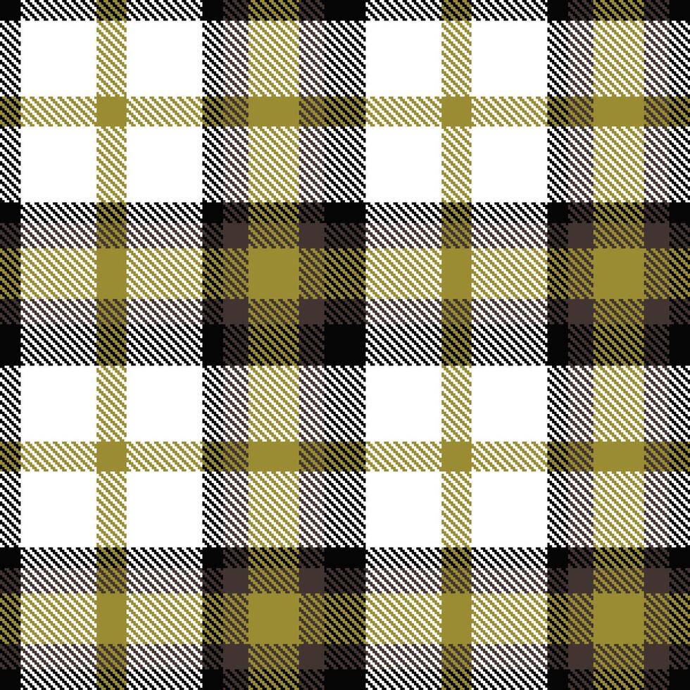 Pastel Almost Black Seamless Tartan with Soft White accents Textile Design vector