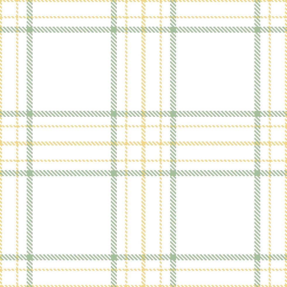 Modern Seamless Tartan in Soft White tones Textile Design Variant 1406 vector