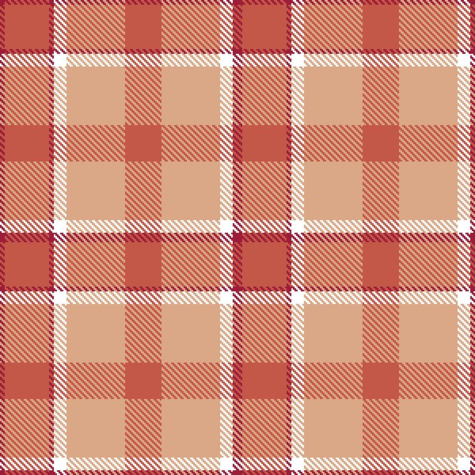 Modern Metallic Cranberry Seamless Tartan Textile Design vector