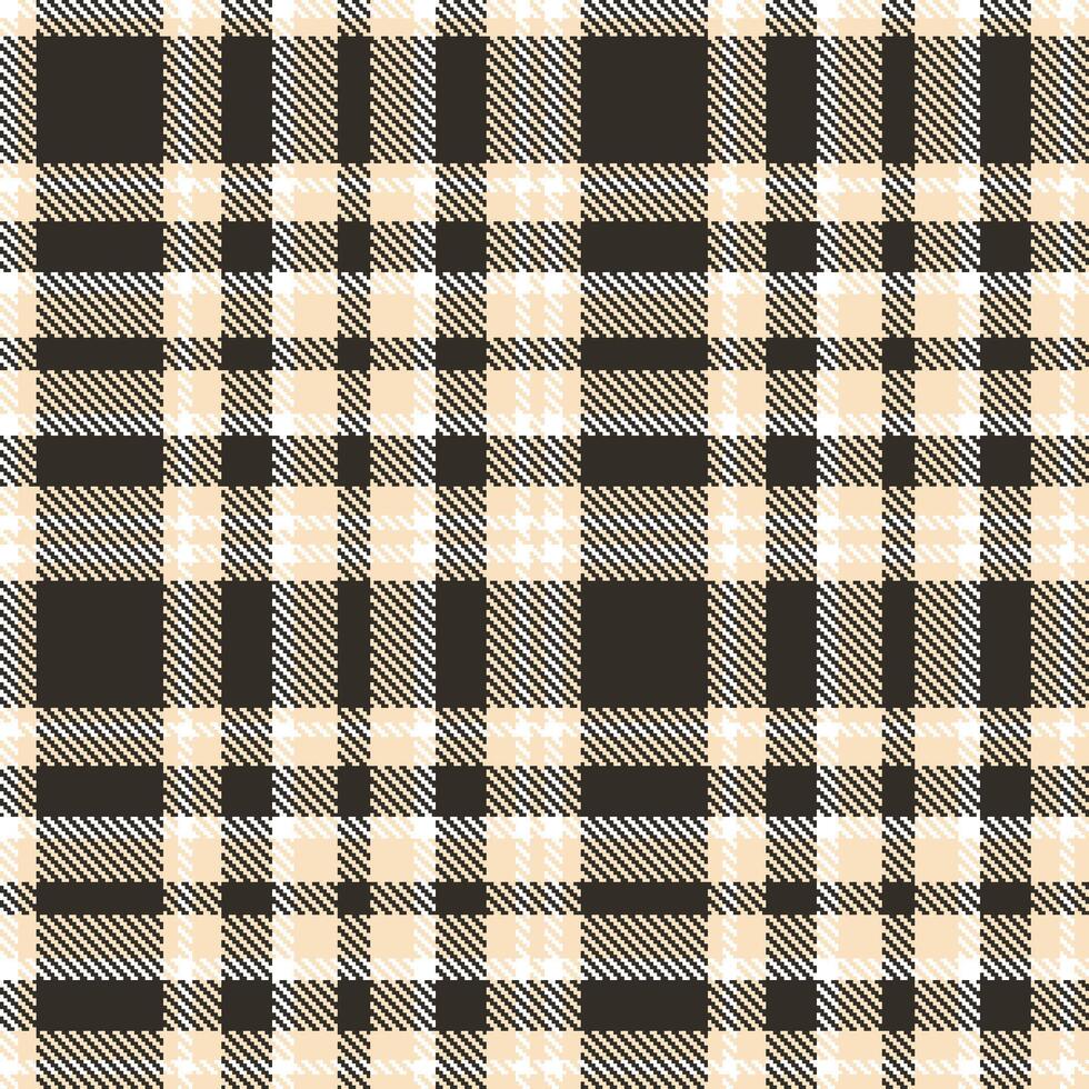Modern Light Light Peach Seamless Tartan Textile Design 386 vector