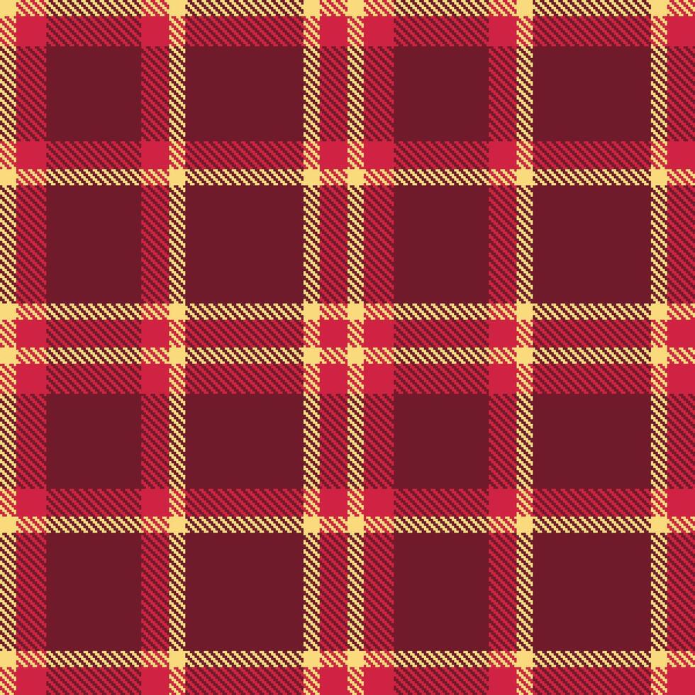 Modern Rich Wheat Seamless Tartan Textile Design vector